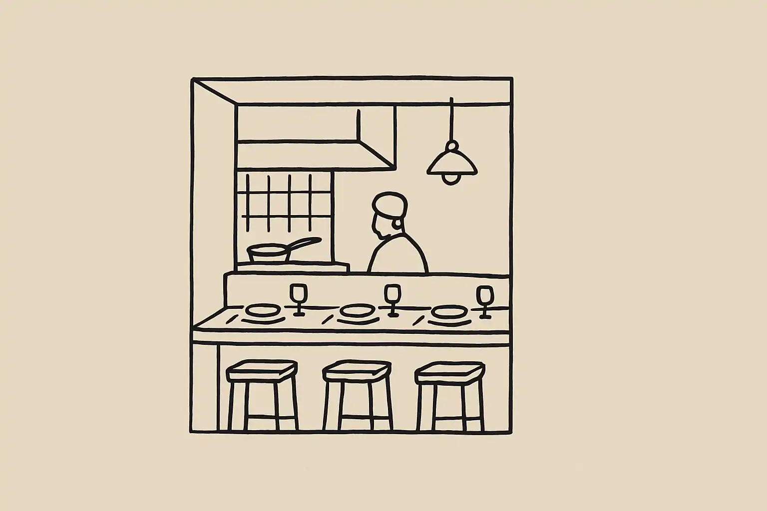 Chef Adam Donnelly and Courtney Molaro's Petit Socco restaurant in Winnipeg, a 10-seat dining room with open kitchen
