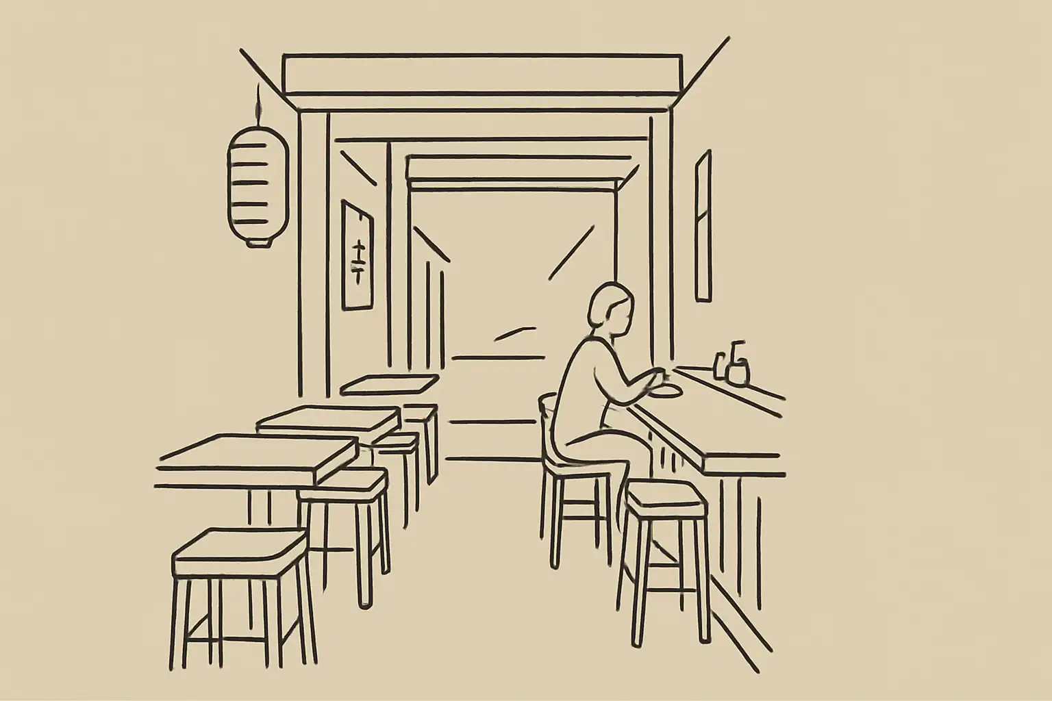 Odd Couple restaurant interior on 20th Street in Saskatoon's Riversdale neighbourhood